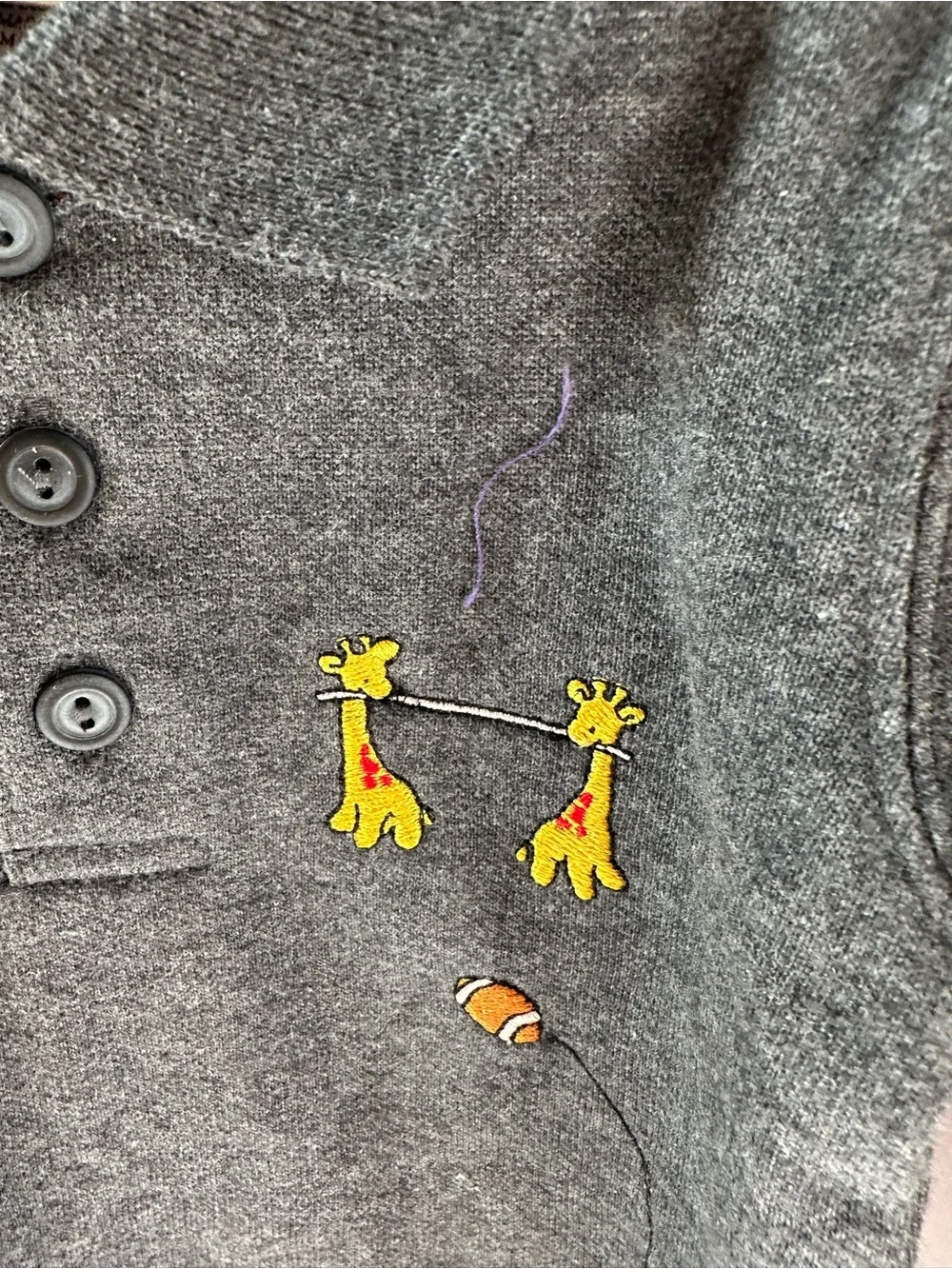 Carter’s Baby Boy Romper 3-6M NWT Gray Polo